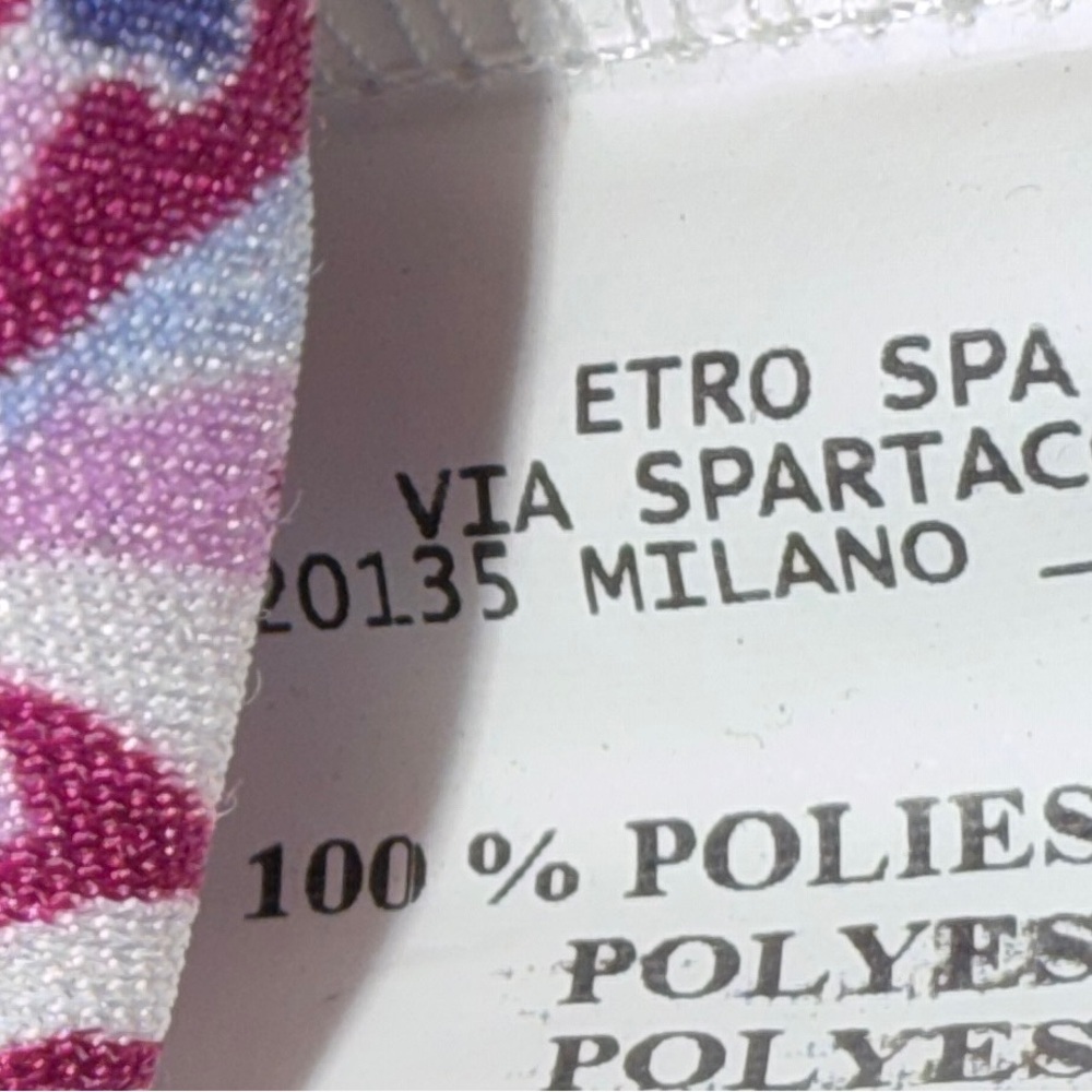 Etro Dress -Multicolor Resort wear. St. Tropez vibes. Made in Italy. Size 4. - Picture 8 of 10
